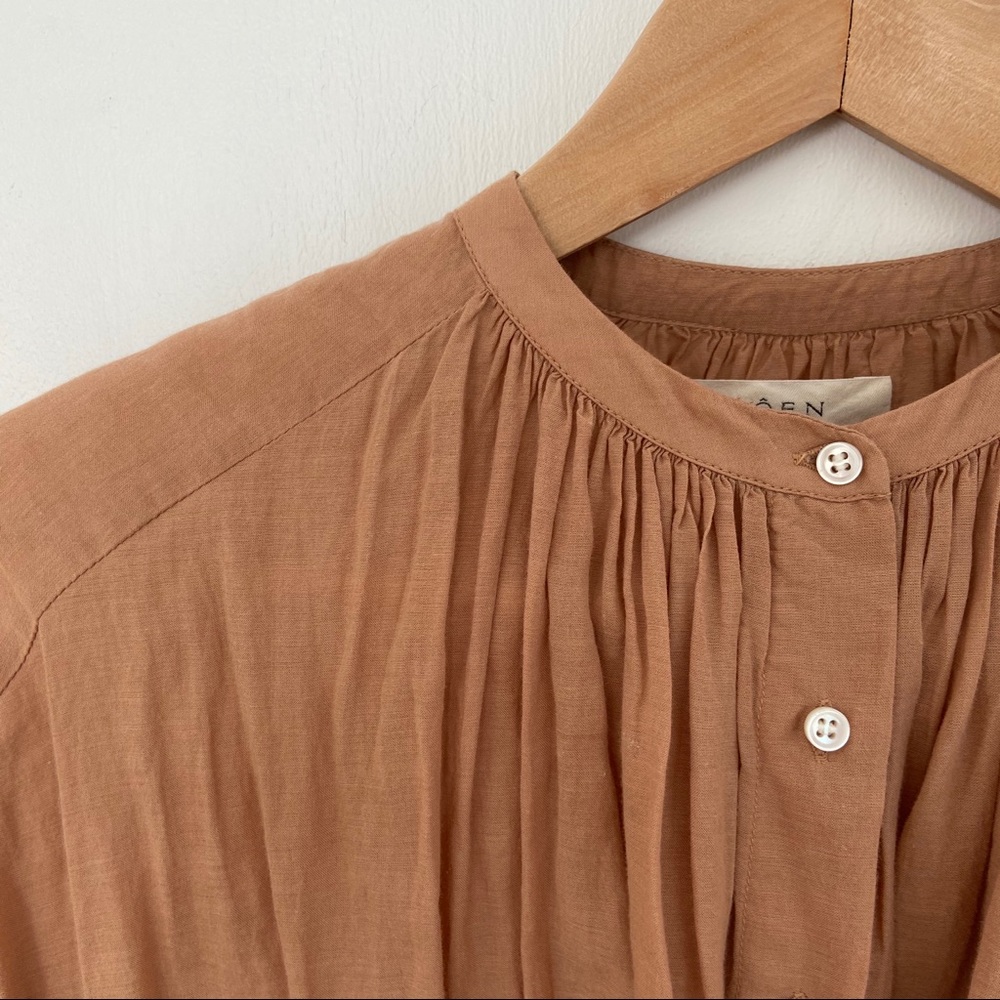 Dôen Jane blouse in toffee xs Doen - Picture 4 of 7